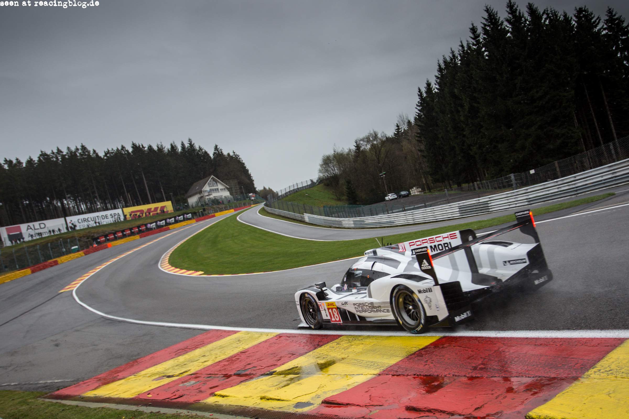 Car #18 / PORSCHE TEAM (DEU) / Porsche 919 Hybrid Hybrid / Romain Dumas (FRA) / Neel Jani (CHE) / Marc Lieb (DEU) – FIA WEC 6 hours of Spa-Francorchamps at Stavelot – Route du Circuit – Belgium WEC Spa 2015