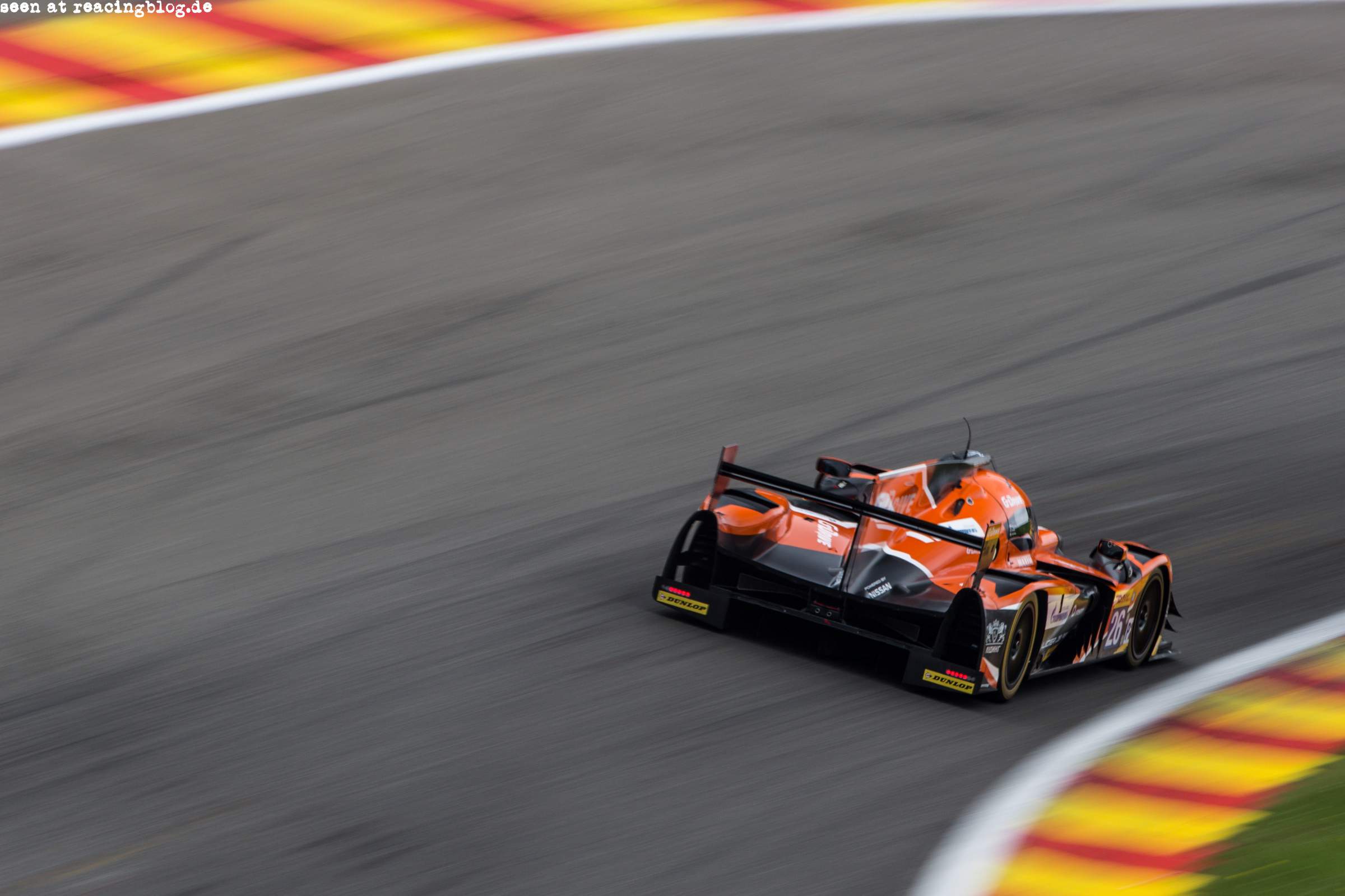 Car #26 / G-DRIVE RACING (RUS) / Ligier JS P2 – Nissan / Roman Rusinov (RUS) / Julien Canal (FRA) / Sam Bird (GBR) – FIA WEC 6 hours of Spa-Francorchamps at Stavelot – Route du Circuit – Belgium WEC Spa 2015