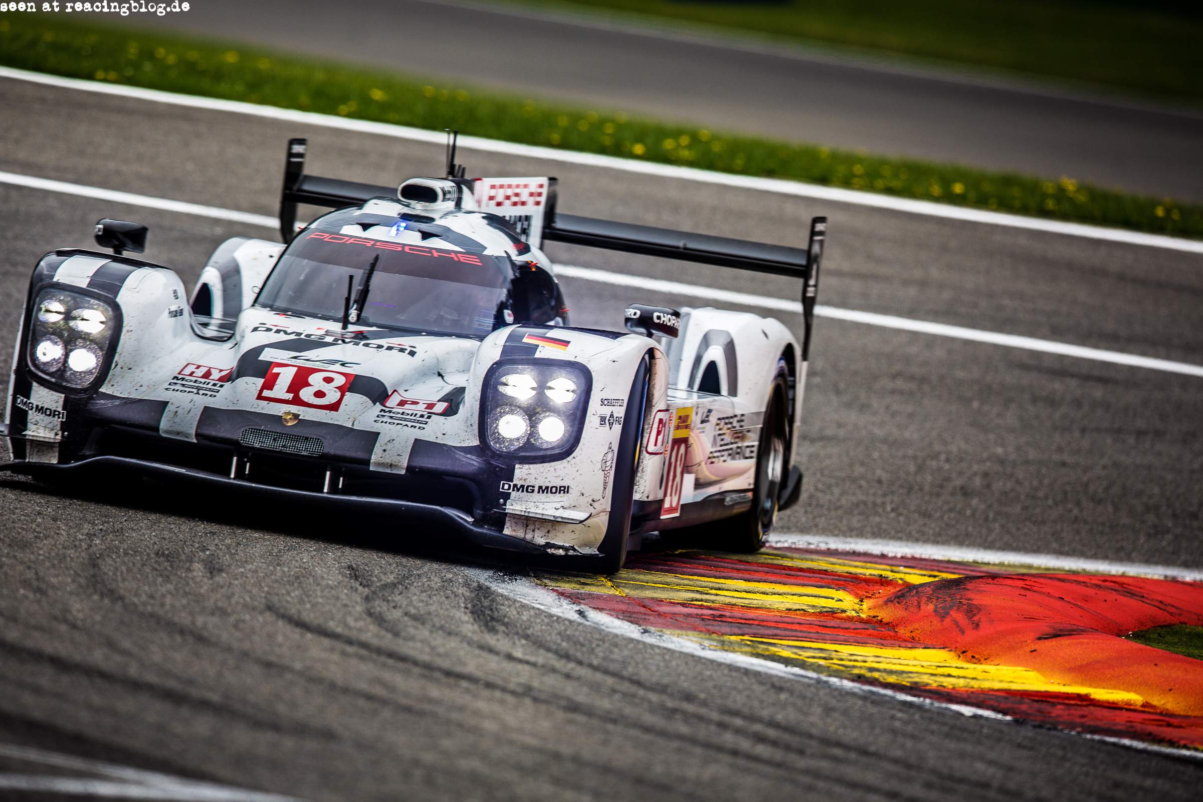 Car #18 / PORSCHE TEAM (DEU) / Porsche 919 Hybrid Hybrid / Romain Dumas (FRA) / Neel Jani (CHE) / Marc Lieb (DEU) – FIA WEC 6 hours of Spa-Francorchamps at Stavelot – Route du Circuit – Belgium WEC Spa 2015