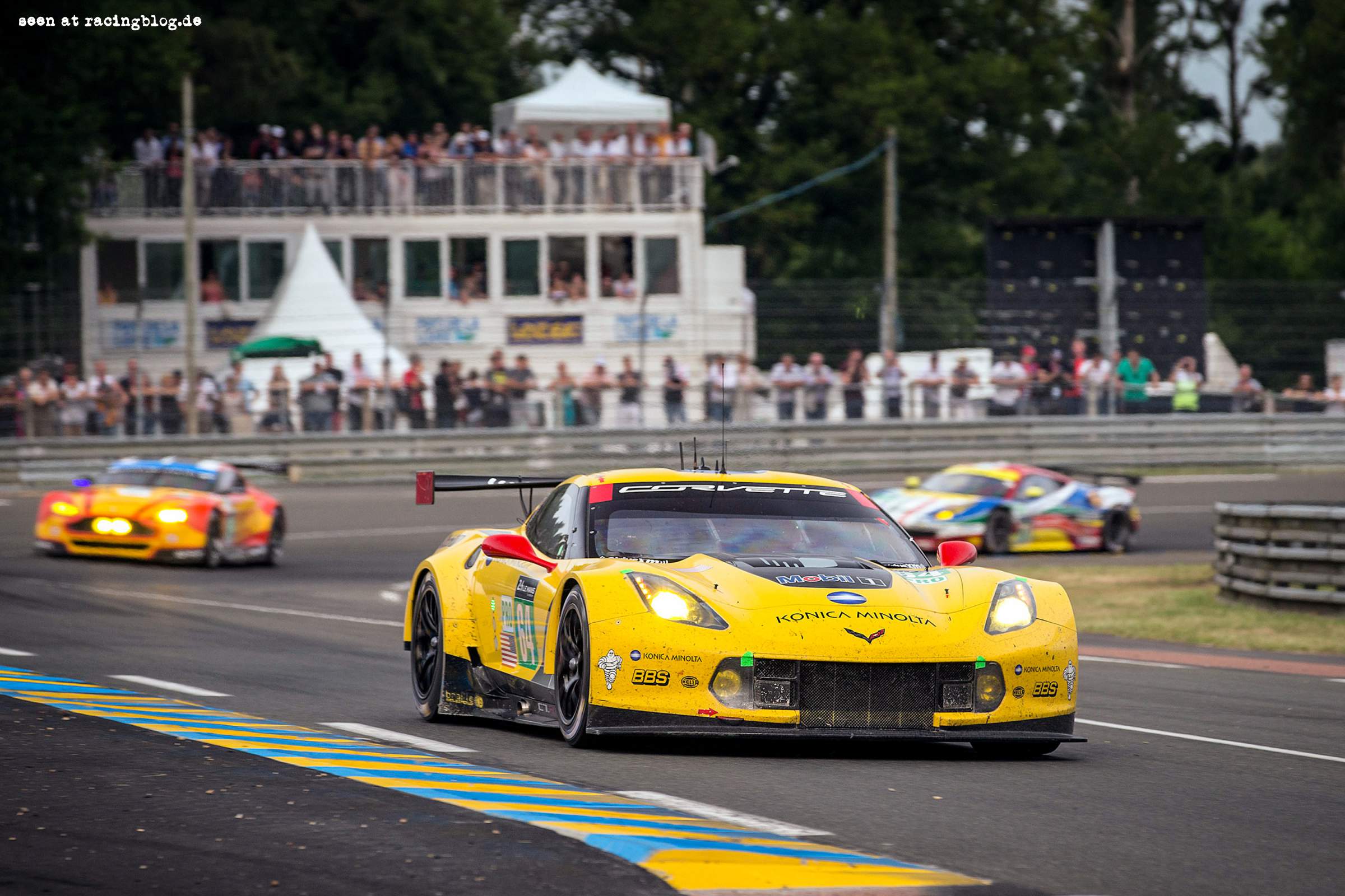 Corvette C7.R Racing At Le Mans Le Mans 2015