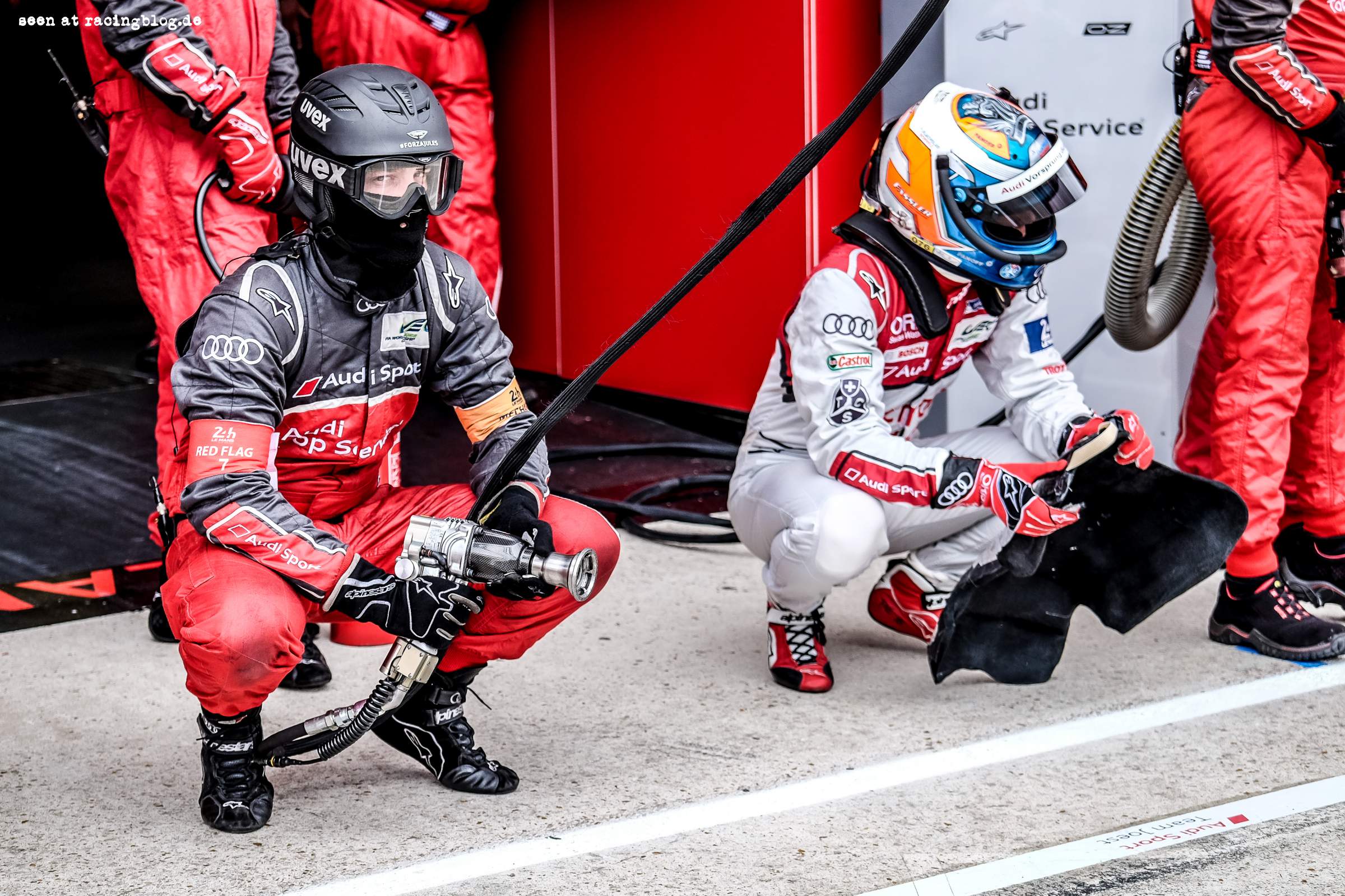 Audi Pit Stop – Le Mans 24 Hours at Circuit Des 24 Heures – Le Mans – France Le Mans 2015
