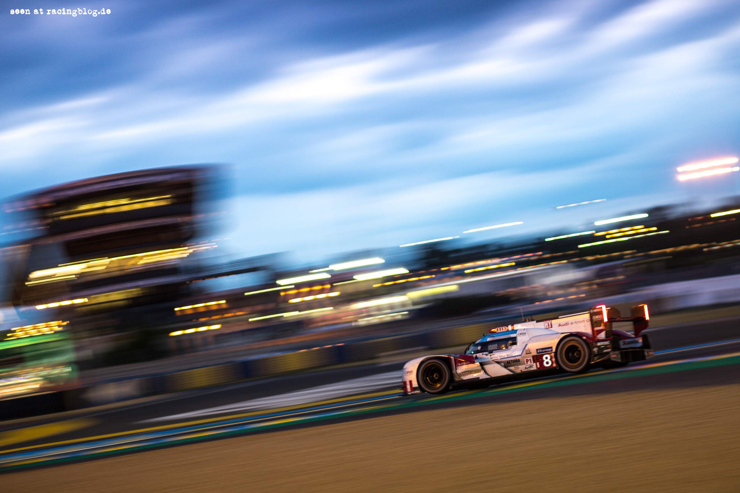 Car #8 / AUDI SPORT TEAM JOEST (DEU) / AUDI R18 E-TRON QUATTRO Hybrid / Lucas DI GRASSI (BRA) / Loic DUVAL (FRA) / Oliver JARVIS (GBR) – Le Mans 24 Hours at Circuit Des 24 Heures – Le Mans – France Le Mans 2015