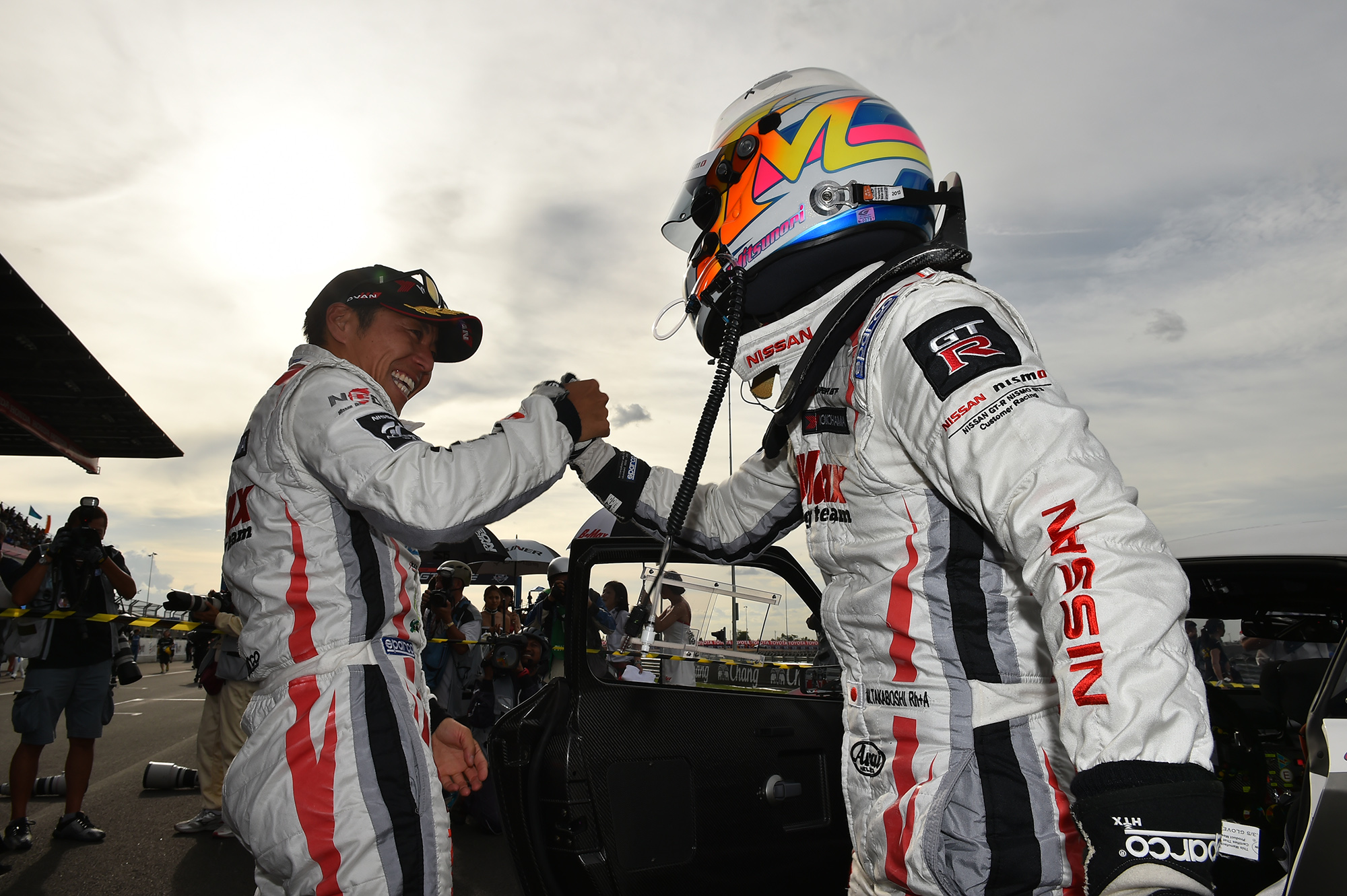 Super GT Thailand 2015 Kazuki Hoshino Mitsunori Takaboshi