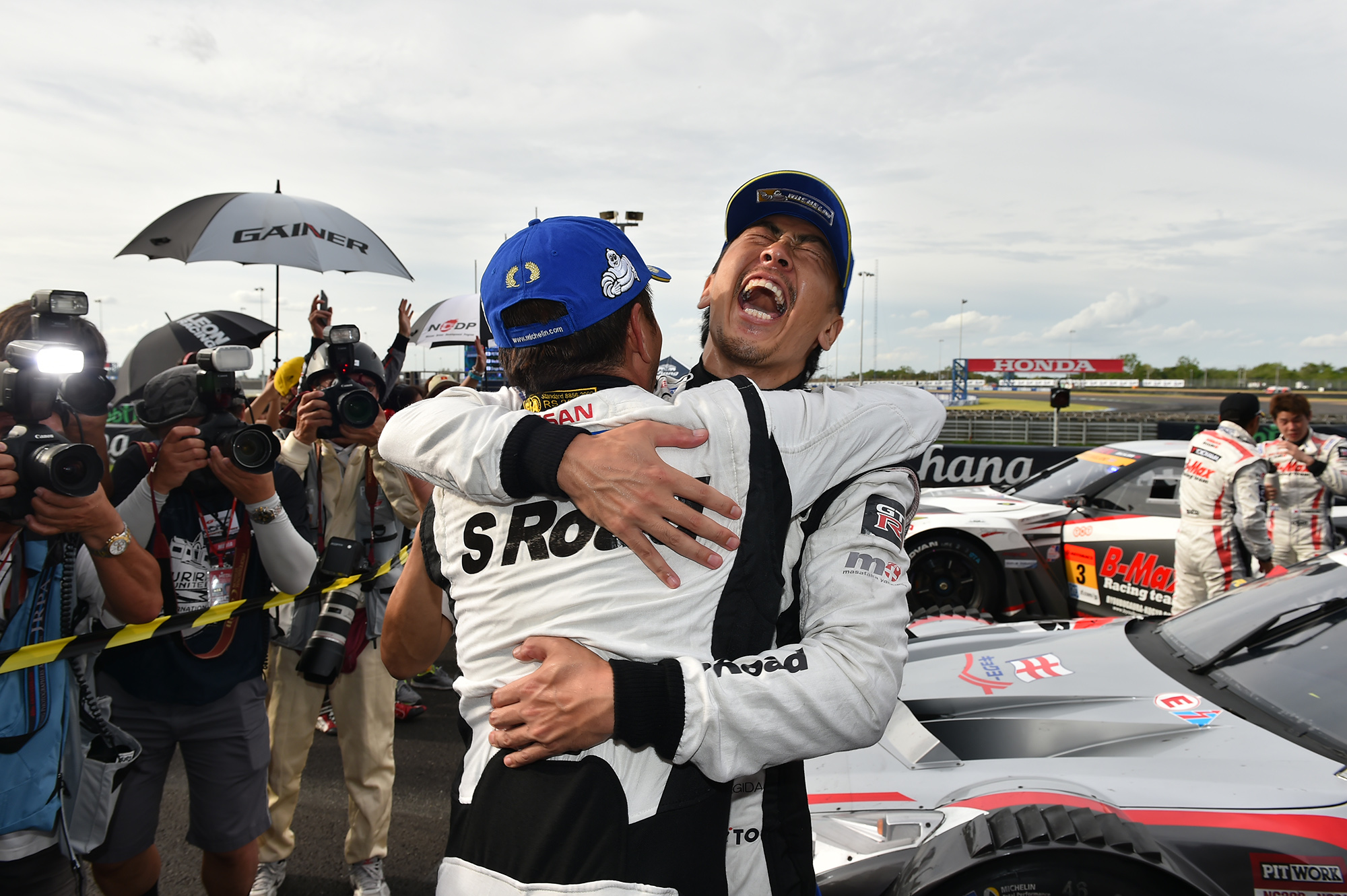 Super GT Thailand 2015 Satoshi Motoyama Masataka Yanagida