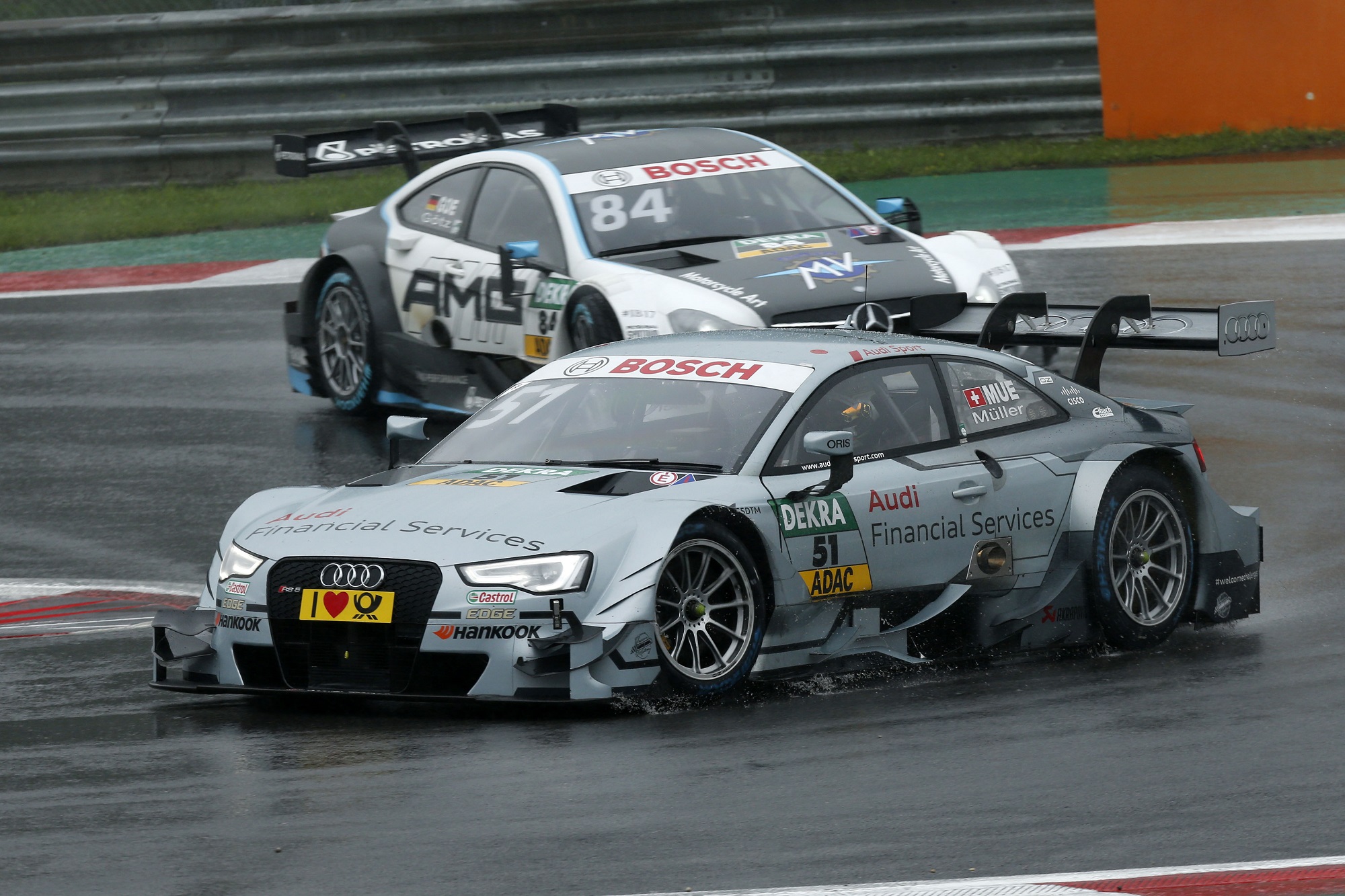 #51 Nico Müller, Audi RS5 DTM, #84 Maximilian Götz, Mercedes-AMG C 63 DTM