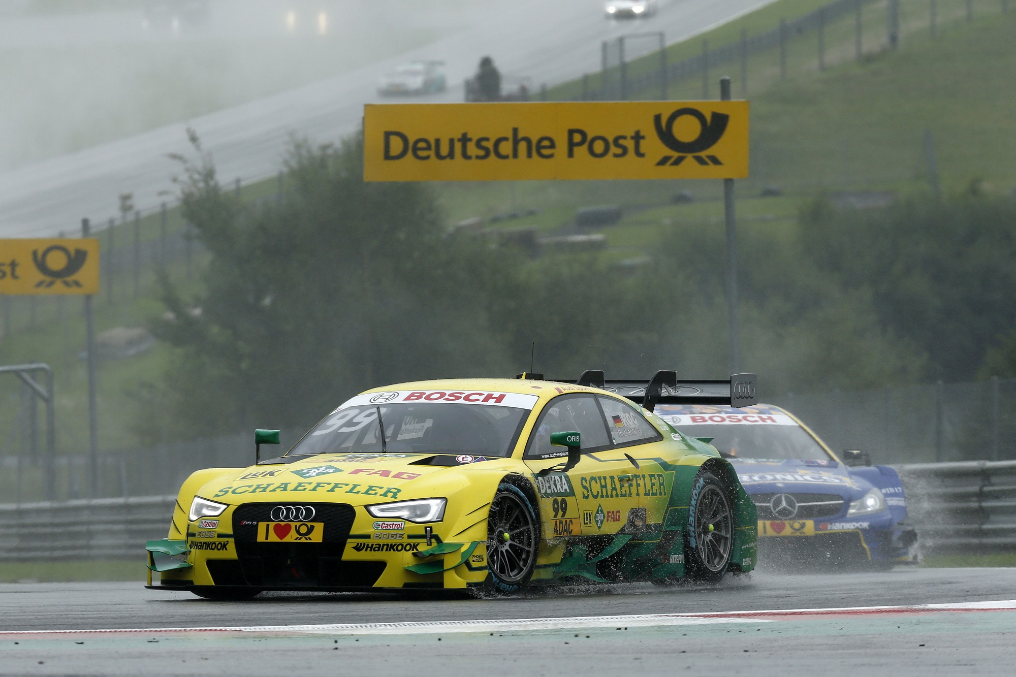 #99 Mike Rockenfeller, Audi RS5 DTM, #2 Gary Paffett, Mercedes-AMG C 63 DTM