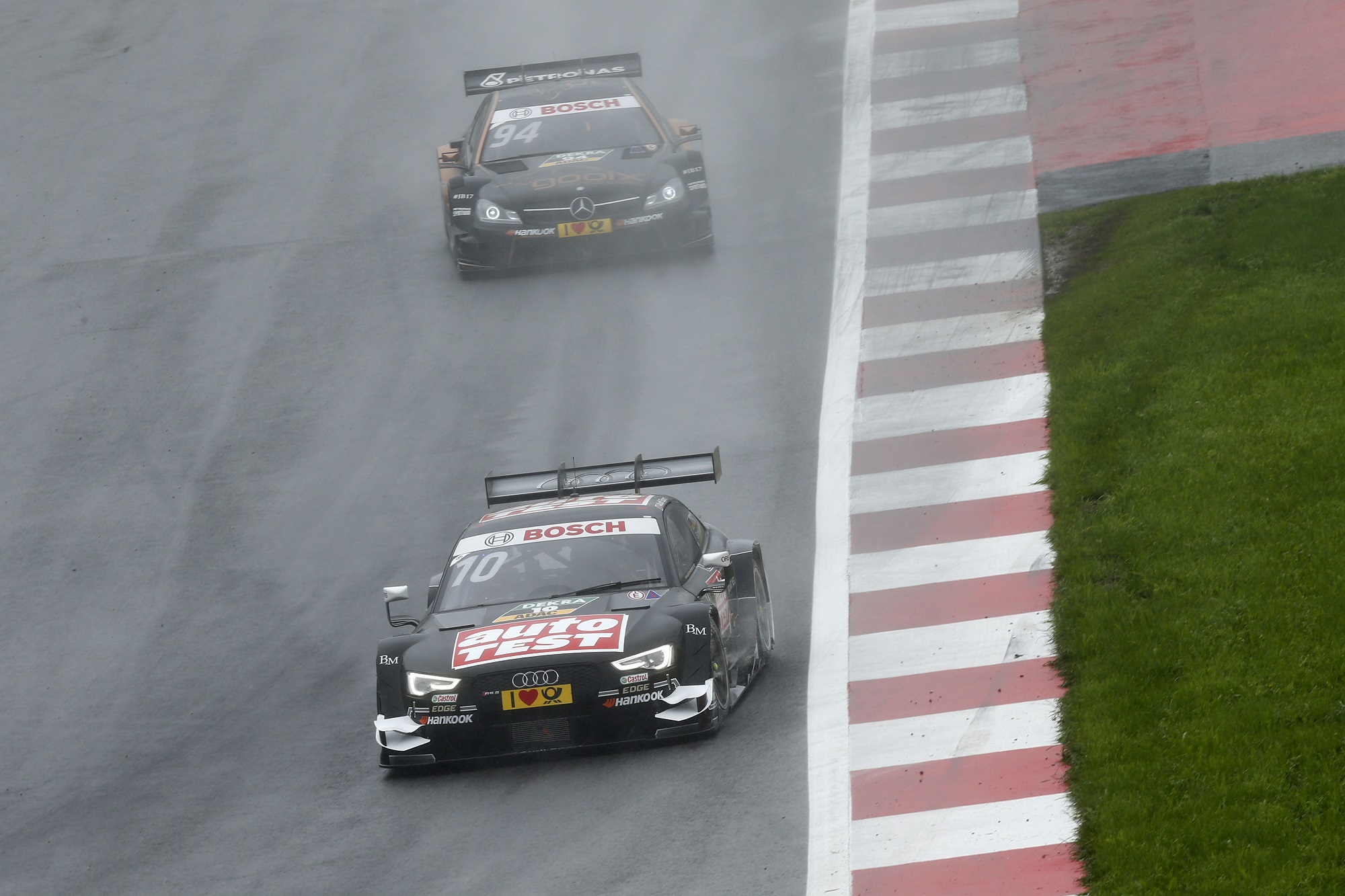 #10 Timo Scheider, Audi RS5 DTM, #94 Pascal Wehrlein, Mercedes-AMG C 63 DTM