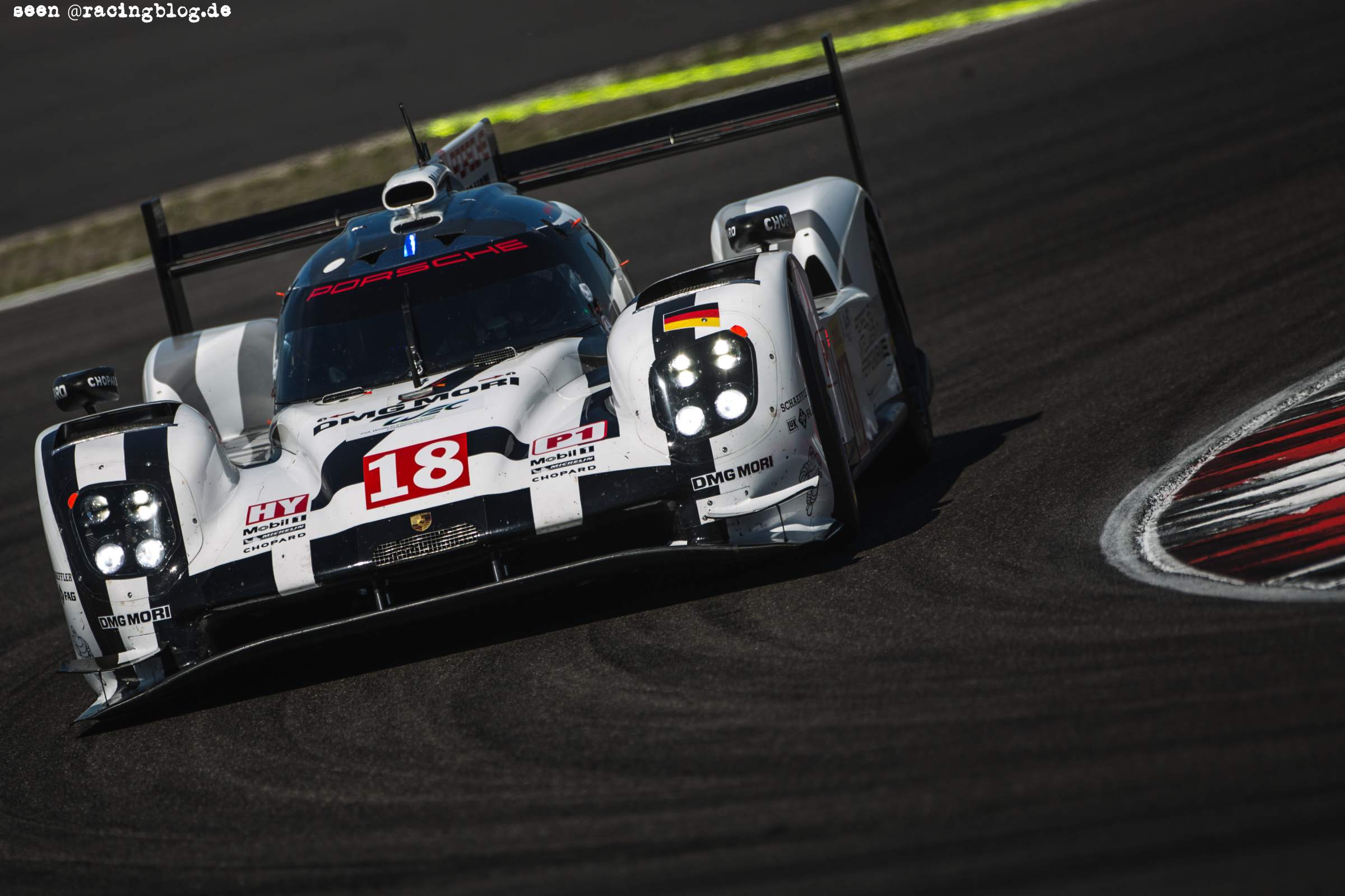 Car #18 / PORSCHE TEAM (DEU) / Porsche 919 Hybrid Hybrid / Romain Dumas (FRA) / Neel Jani (CHE) / Marc Lieb (DEU) – 6 Hours of Nurburgring at Nurburgring Circuit – Nurburg – Germany FIA WEC