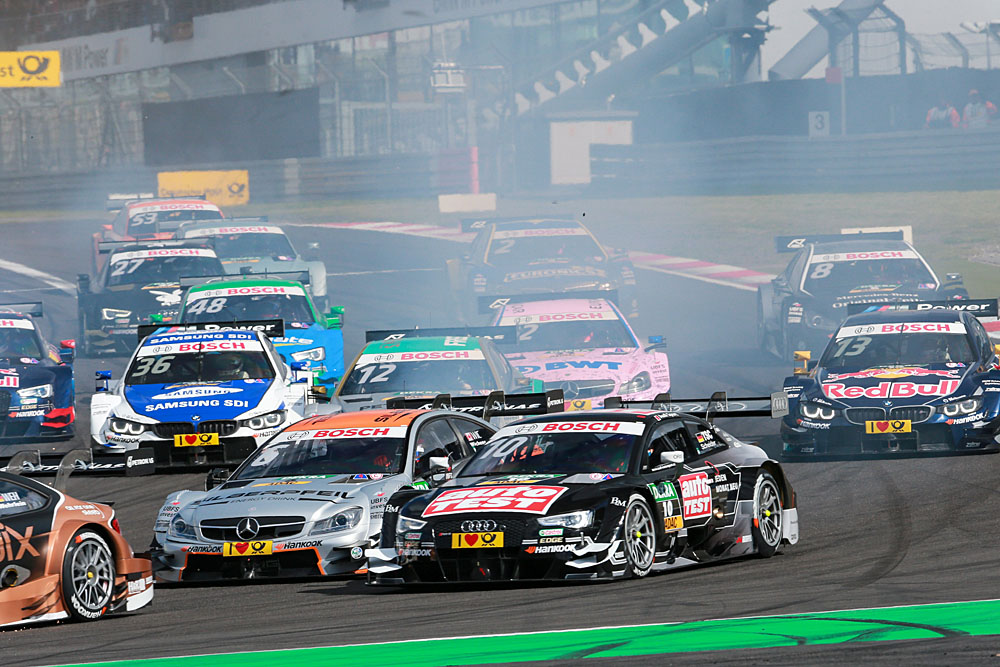 Motorsports: DTM race Nuerburgring