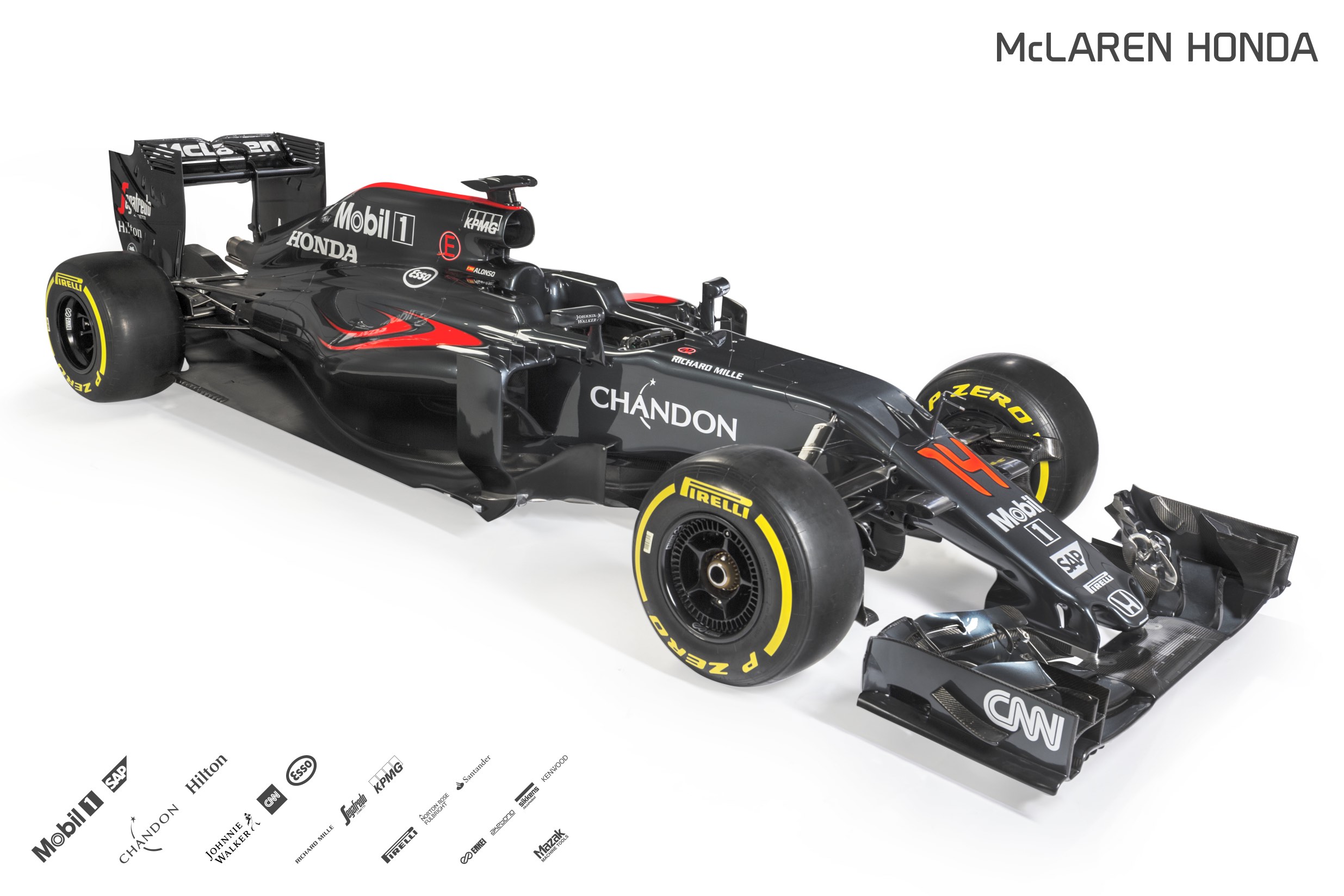 2016 McLaren Honda MP4-31 Front Three Quarter