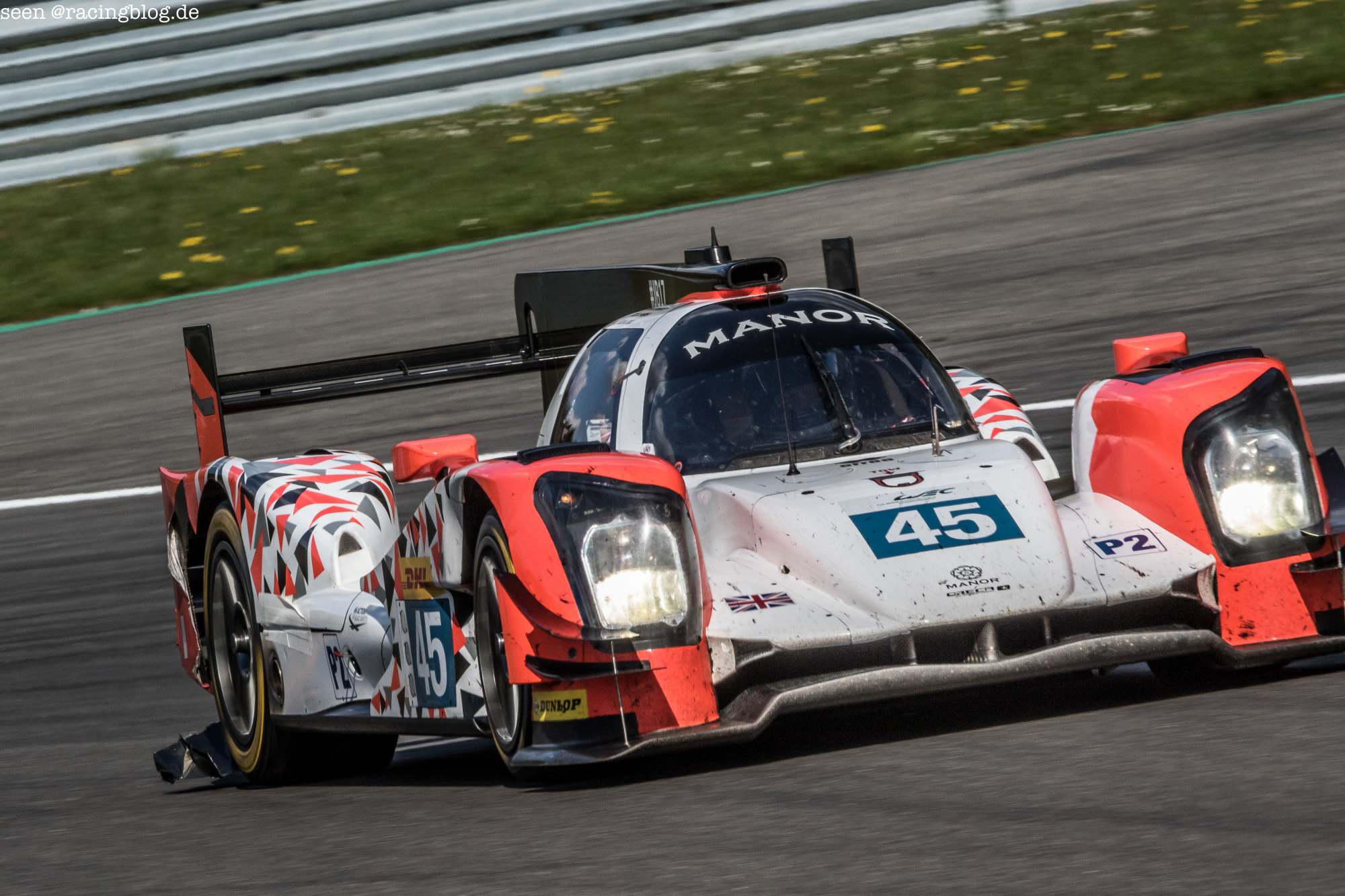 Car # 45 / MANOR / GBR / Oreca 05 – Nissan / Matthew Rao (GBR) / Richard Bradley (GBR) / Roberto Merhi (ESP) – WEC 6 Hours of Spa – Circuit de Spa-Francorchamps – Spa – Belgium