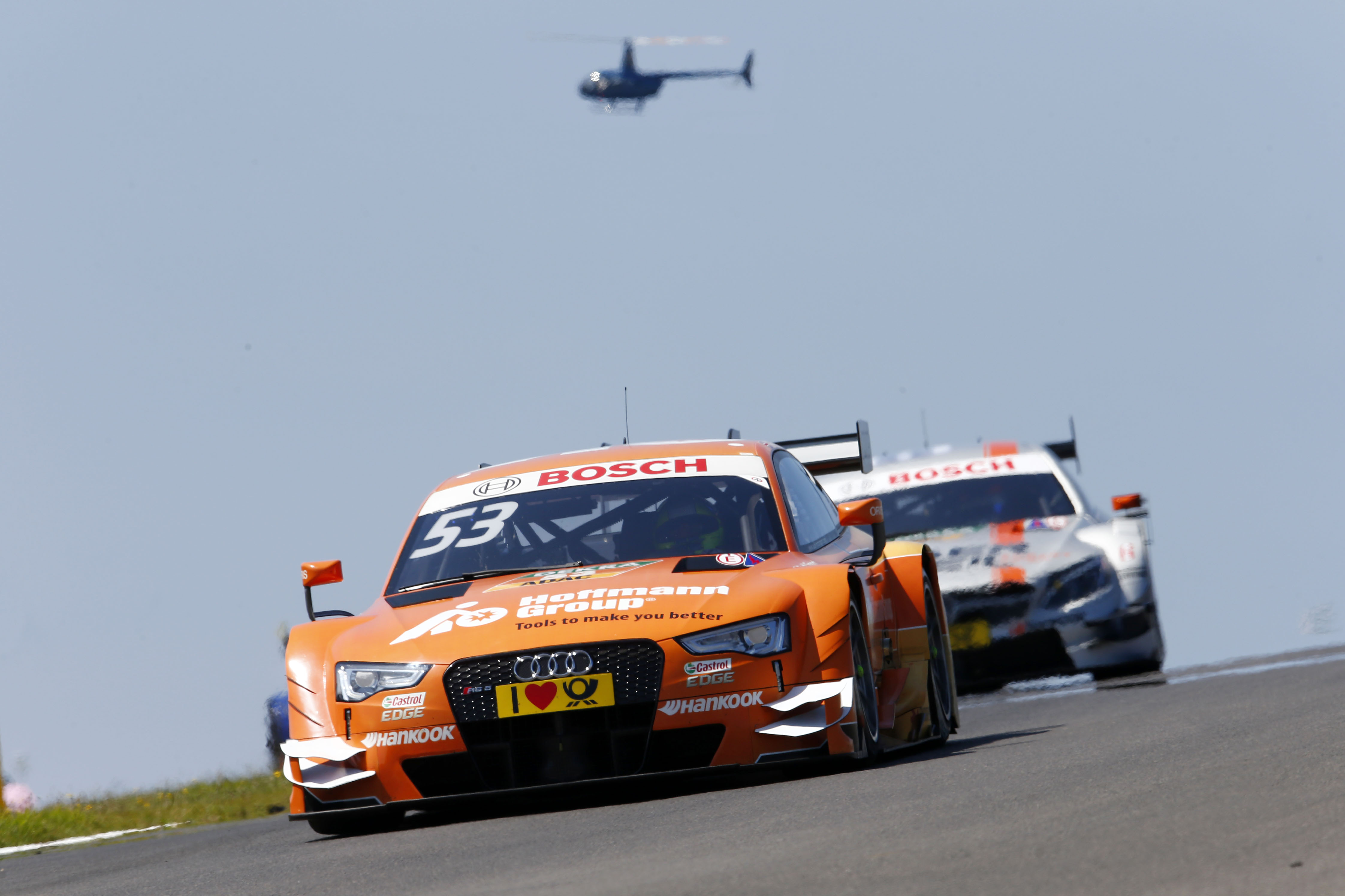 #53 Jamie Green; Audi RS5 DTM; #6 Robert Wickens; Mercedes-AMG C 63 DTM