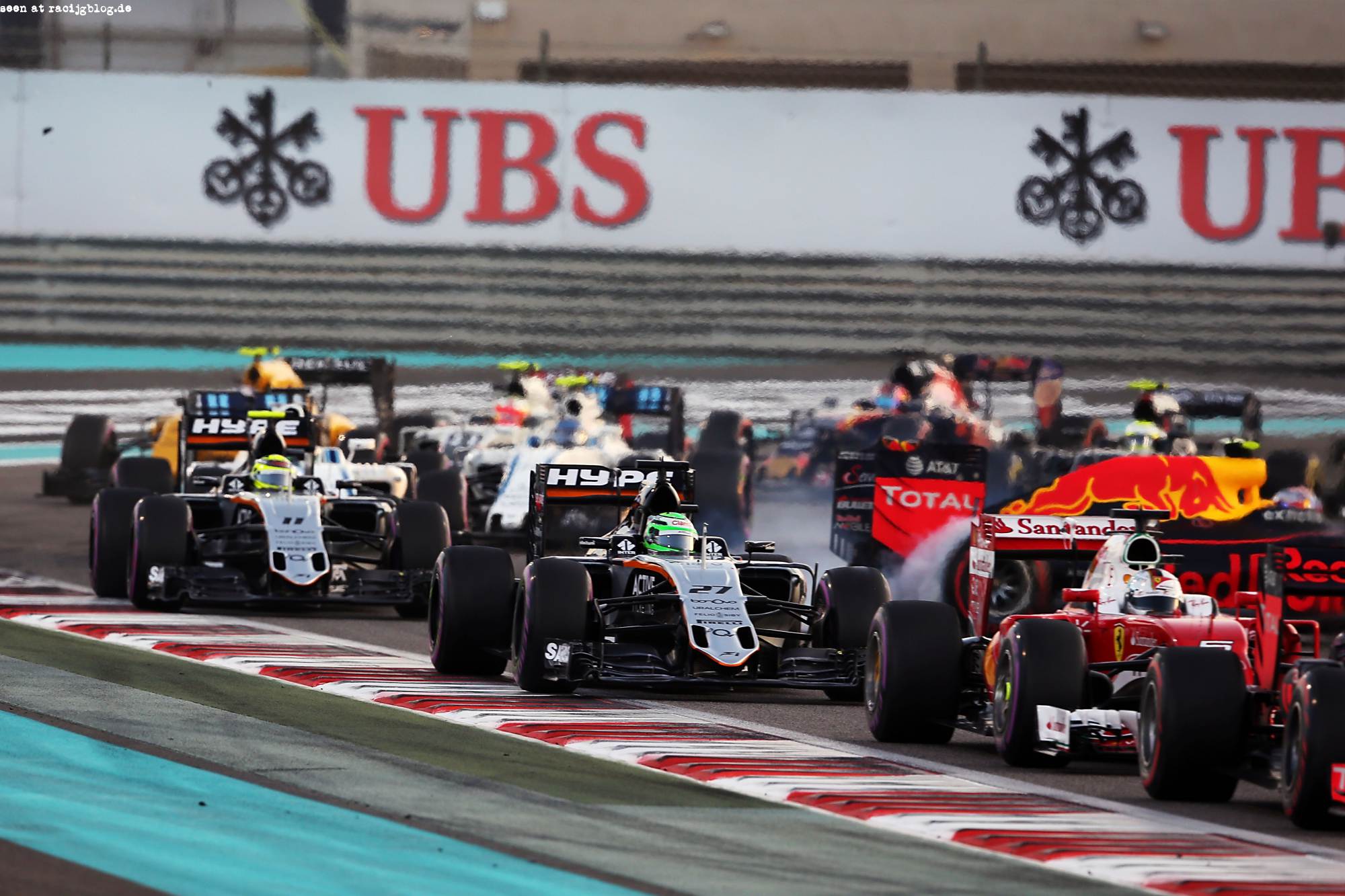 Motor Racing – Formula One World Championship – Abu Dhabi Grand Prix – Race Day – Abu Dhabi, UAE