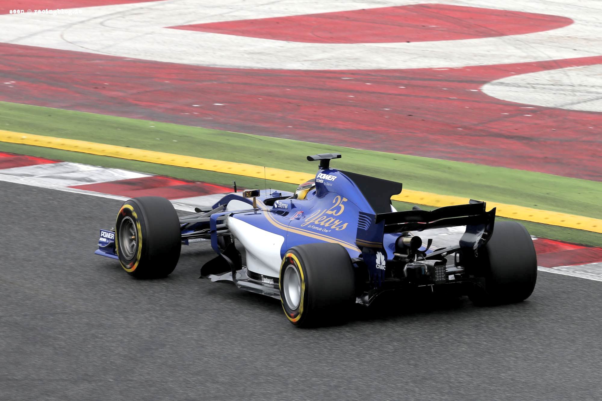 Pascal Wehrlein (D), Sauber F1 Team. Circuit de Catalunya.