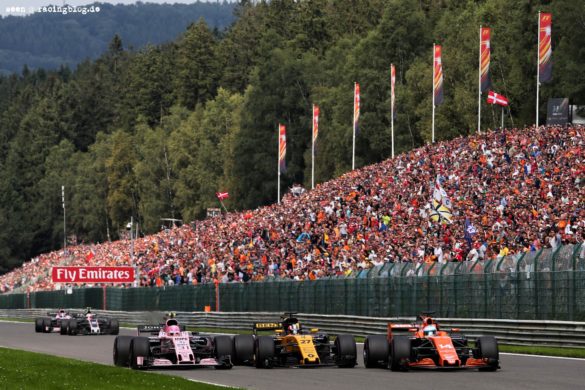 Motor Racing – Formula One World Championship – Belgian Grand Prix – Race Day – Spa Francorchamps, Belgium
