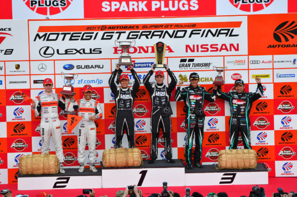 Super GT Motegi 2017 GT300 Podium