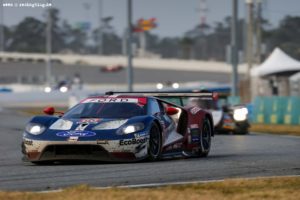 IMSA WeatherTech SportsCar Championship<br /> Rolex 24 Hours<br /> Daytona Beach, Florida, USA<br /> Sunday 28 January 2018<br /> #66 Chip Ganassi Racing Ford GT, GTLM: Dirk Müller, Joey Hand, Sébastien Bourdais<br /> World Copyright: Jake Galstad<br /> LAT Images<br /> ref: Digital Image galstad-DIS-ROLEX-0118-308143