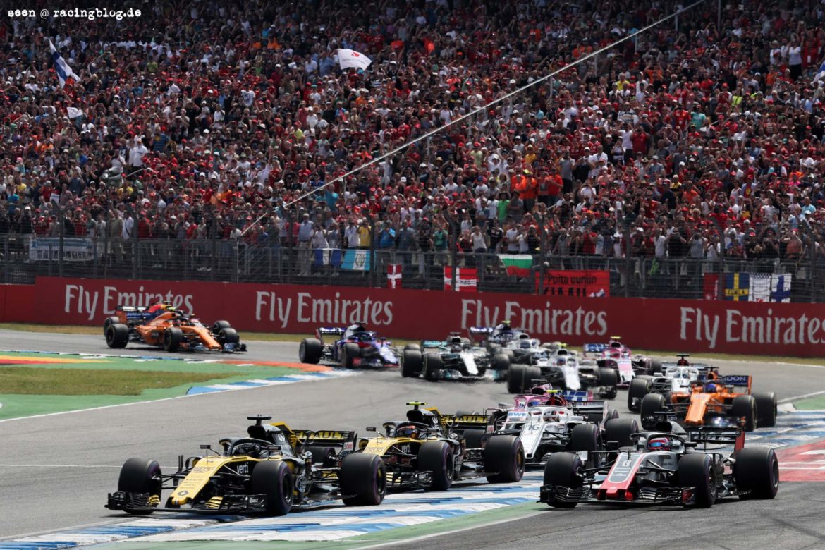 Motor Racing – Formula One World Championship – German Grand Prix – Race Day – Hockenheim, Germany