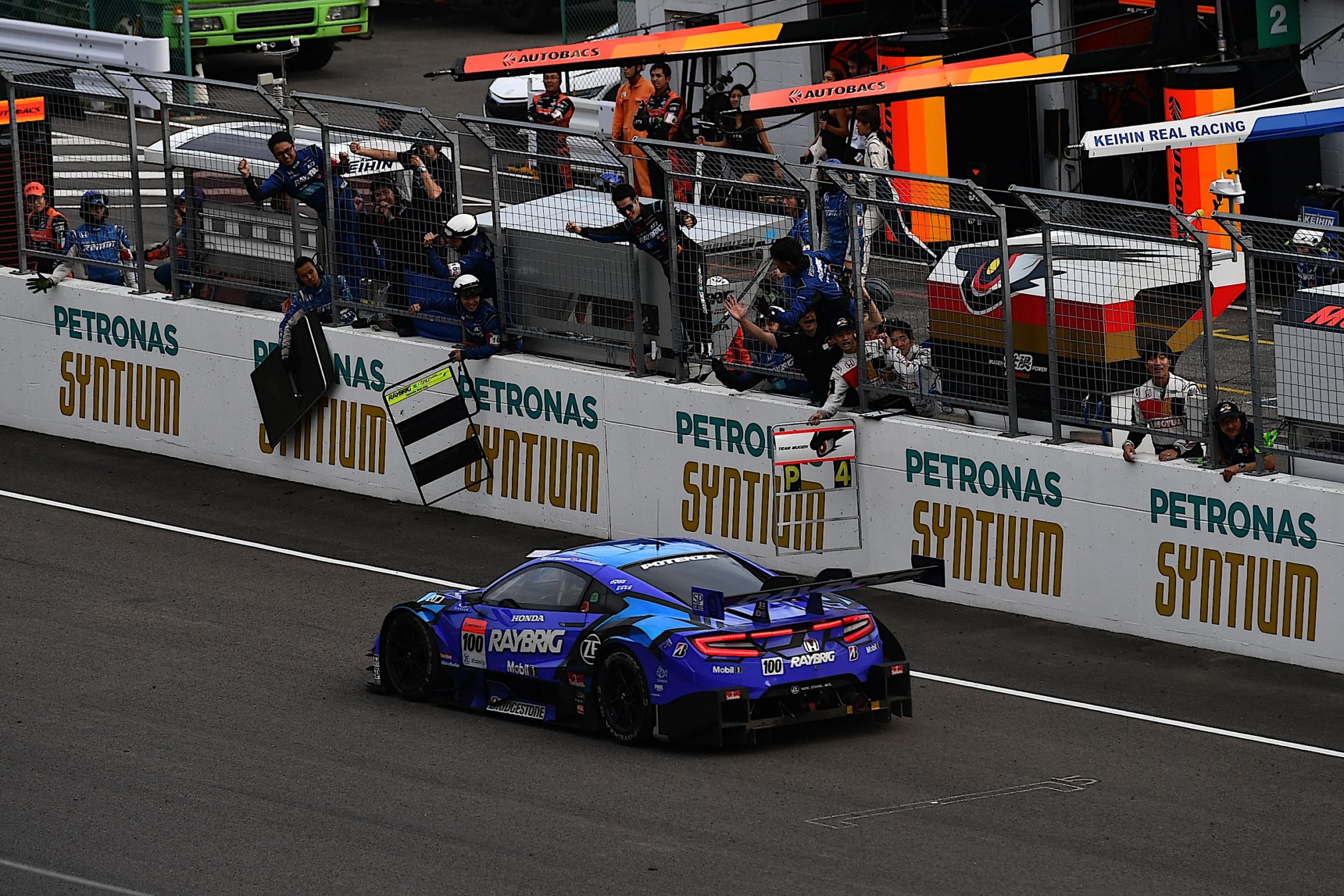 Raybrig Racing Super GT Sportsland Sugo 2018 Raybrig NSX-GT Finish – Racingblog