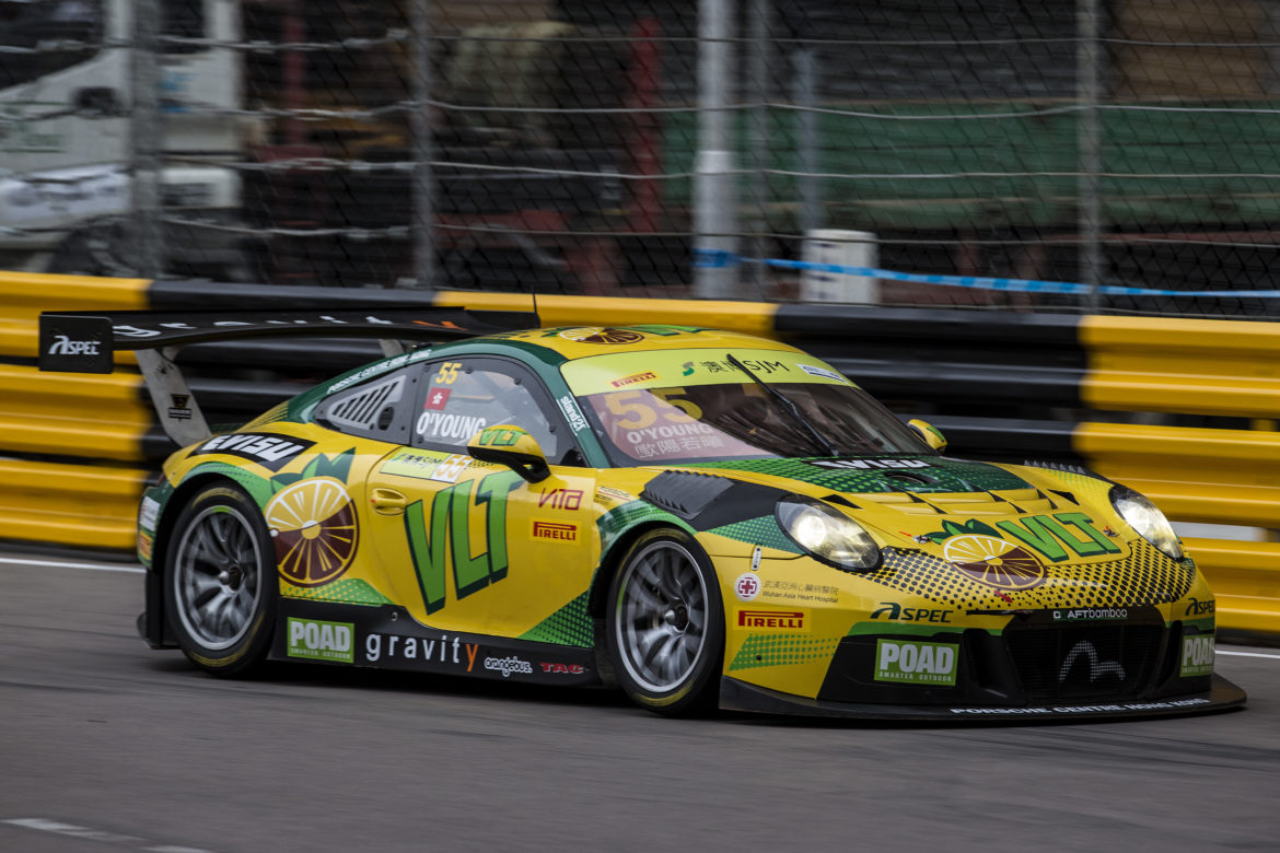 Porsche 911 GT3 R, Craft Bamboo Racing (55), Darryl O’Young (HKG)