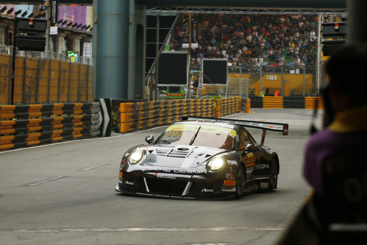 Porsche 911 GT3 R, Craft Bamboo Racing (991), Mathieu Jaminet (F), Macau 2018