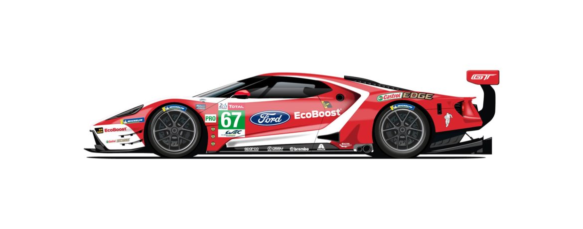 Historische Farben für Ford GT
