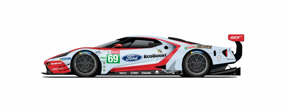 Historische Farben für Ford GT
