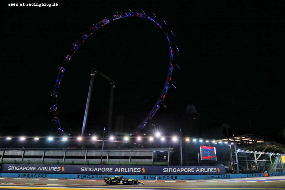 Motor Racing – Formula One World Championship – Singapore Grand Prix – Practice Day – Singapore, Singapore