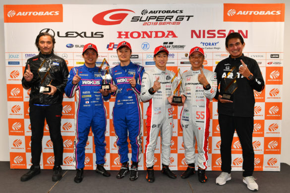 Super GT Motegi 2019 GT500 and GT300 Champions
