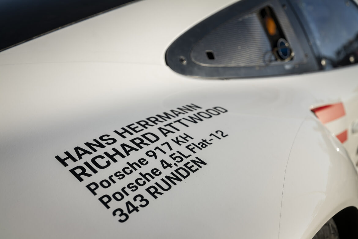 Porsche Le Mans Sonderlackierung 2020 50 Jahre erster Gesamtsieg Porsche GTE