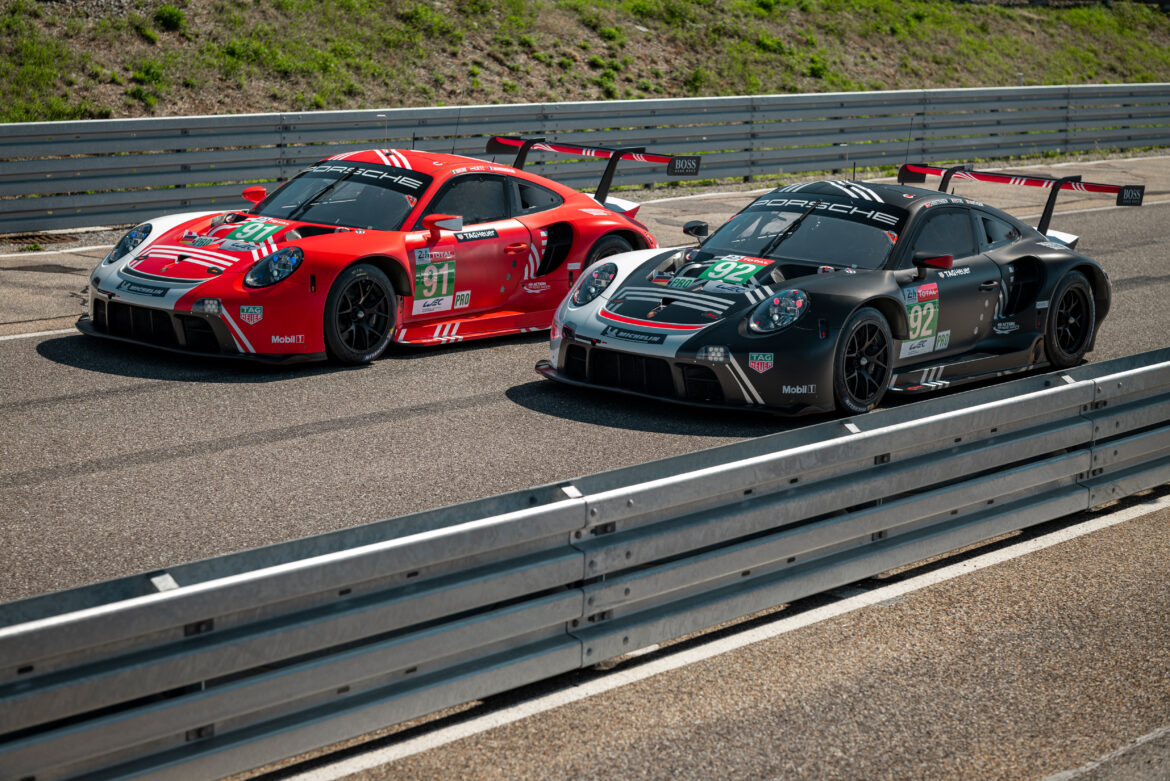 Porsche Le Mans Sonderlackierung 2020 50 Jahre erster Gesamtsieg Porsche GTE