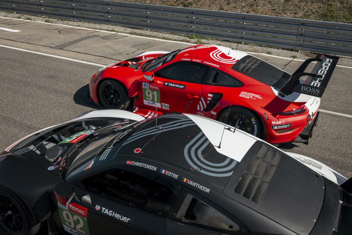 Porsche Le Mans Sonderlackierung 2020 50 Jahre erster Gesamtsieg Porsche GTE
