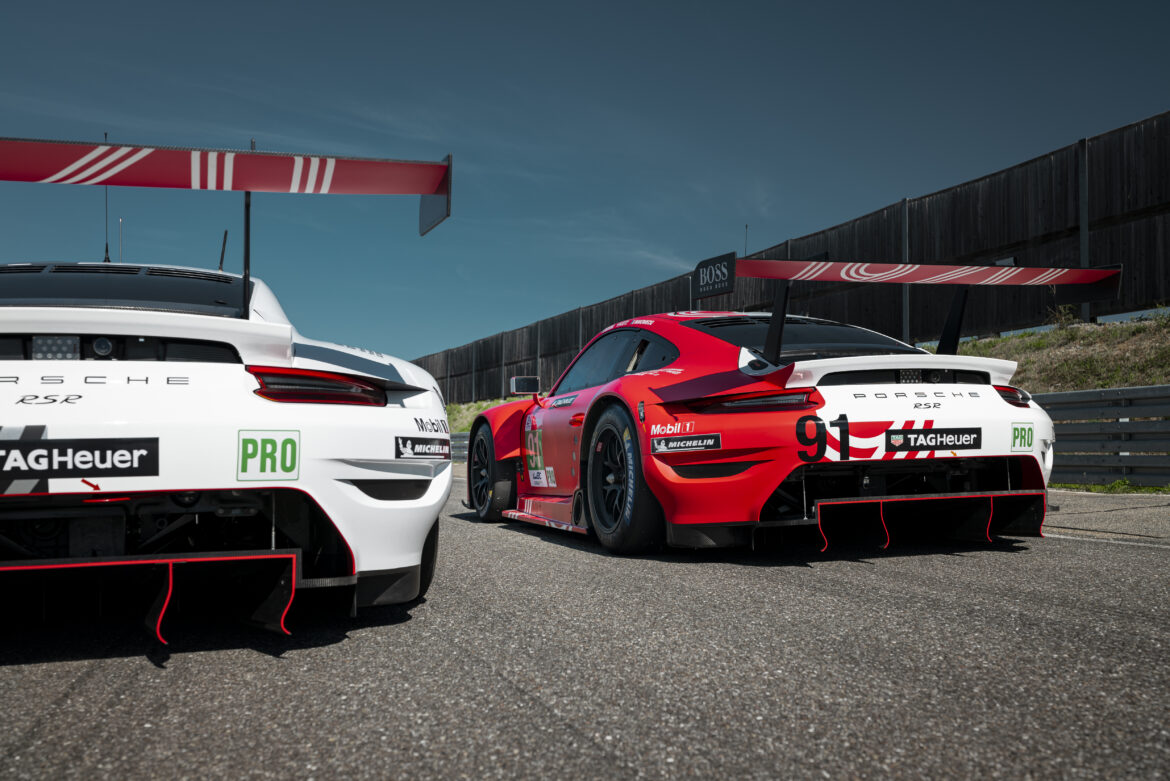 Porsche Le Mans Sonderlackierung 2020 50 Jahre erster Gesamtsieg Porsche GTE