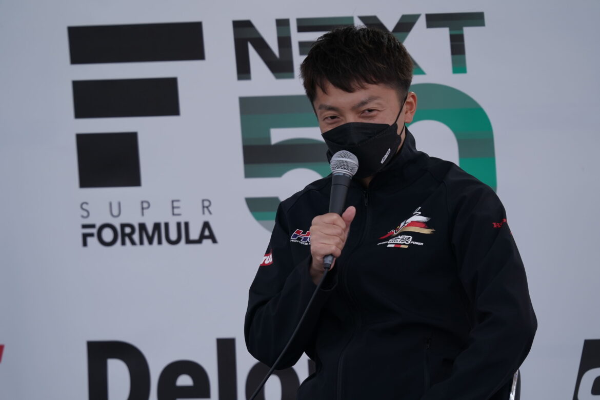 Super Formula Autpolis 2022 Tomoki Nojiri Talk Show