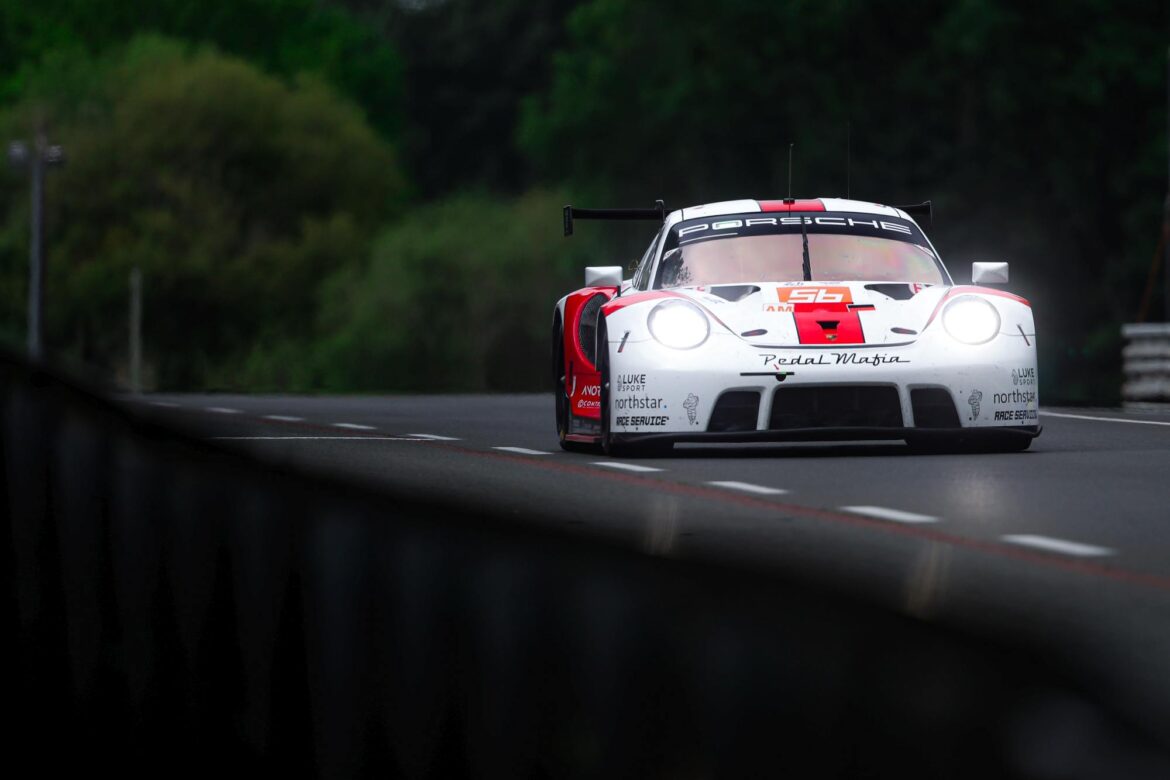 56 TEAM PROJECT 1 / Porsche 911 RSR – 19 – 24 hours of Le Mans – – Circuit de la Sarthe – Le Mans – France –