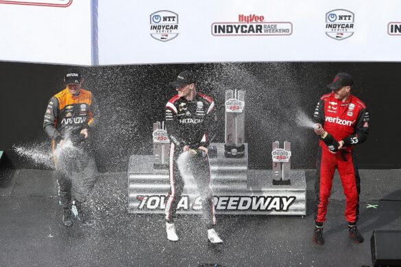 Pato O'Ward_ Josef Newgarden and Will Power – Hy-VeeDeals_com 250 presented by DoorDash – By_ Chris Jones_Large Image Without Watermark_m65027