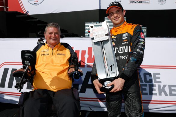 Sam Schmidt and Pato O'Ward – Hy-Vee Salute to Farmers 300 – By_ Joe Skibinski_Large Image Without Watermark_m65440