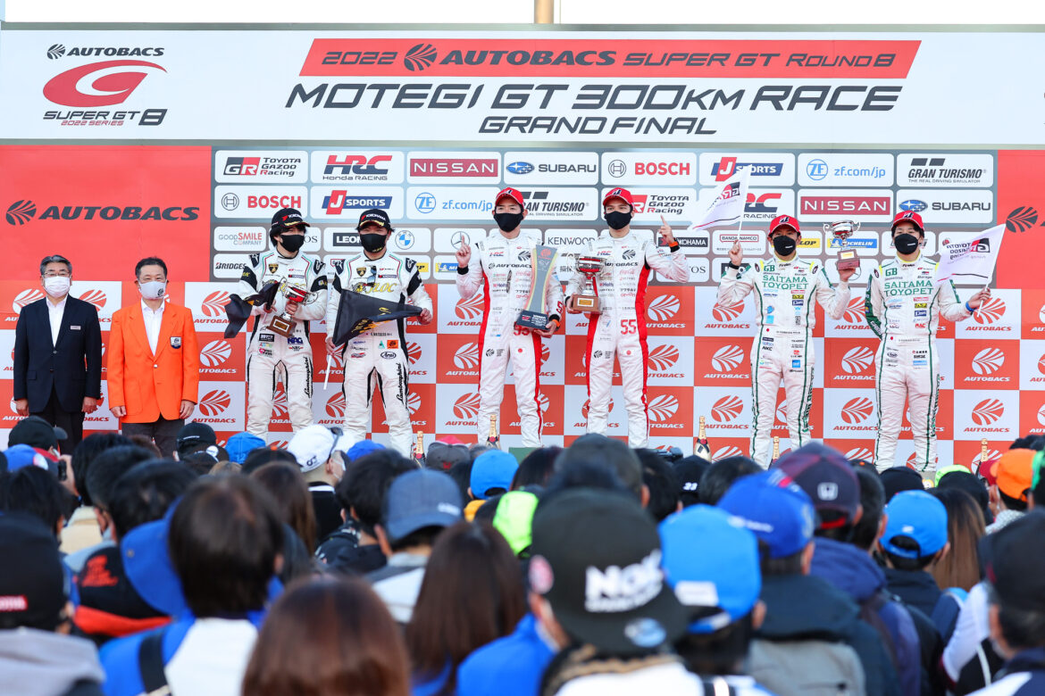 Super GT Motegi 2022 GT300 Podium