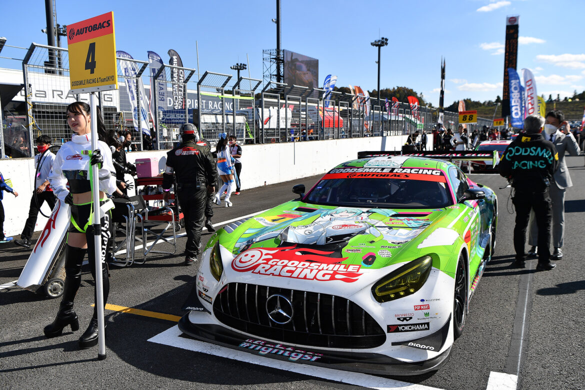 Super GT Motegi 2022 Goodsmile Hatsune Miku AMG