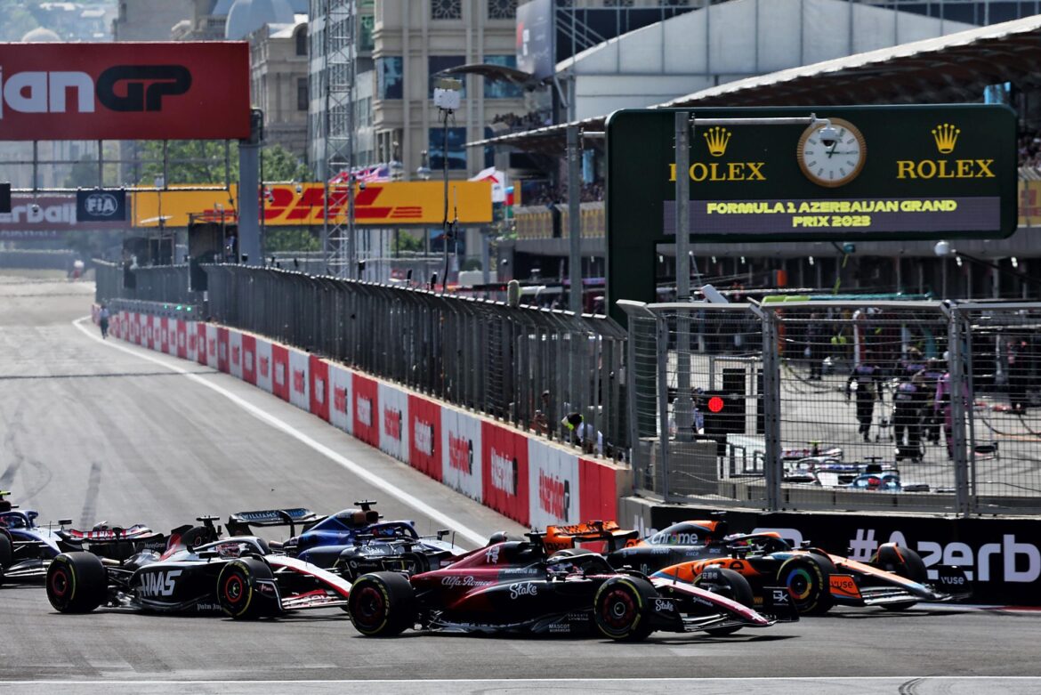 Motor Racing – Formula One World Championship – Azerbaijan Grand Prix – Race Day – Baku, Azerbaijan