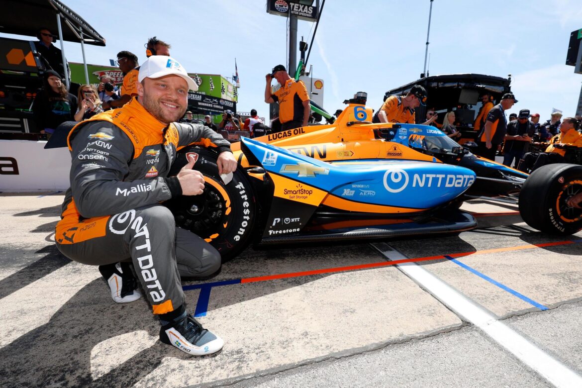 Felix Rosenqvist wins the NTT P1 Award – PPG 375 at Texas Motor Speedway – By_ Chris Jones_Large Image Without Watermark_m75504