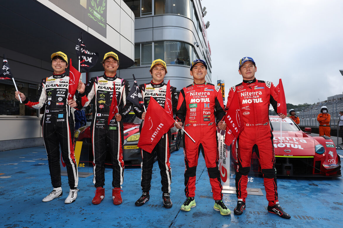 SUPER GT Fuji 2023 GT500 and GT300 winners