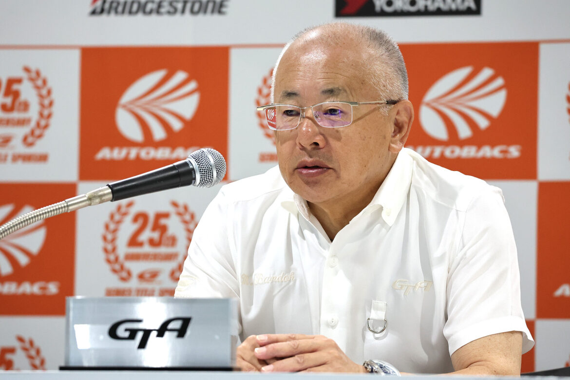 SUPER GT Fuji 2023 GTA Press Conference Masaaki Bandoh