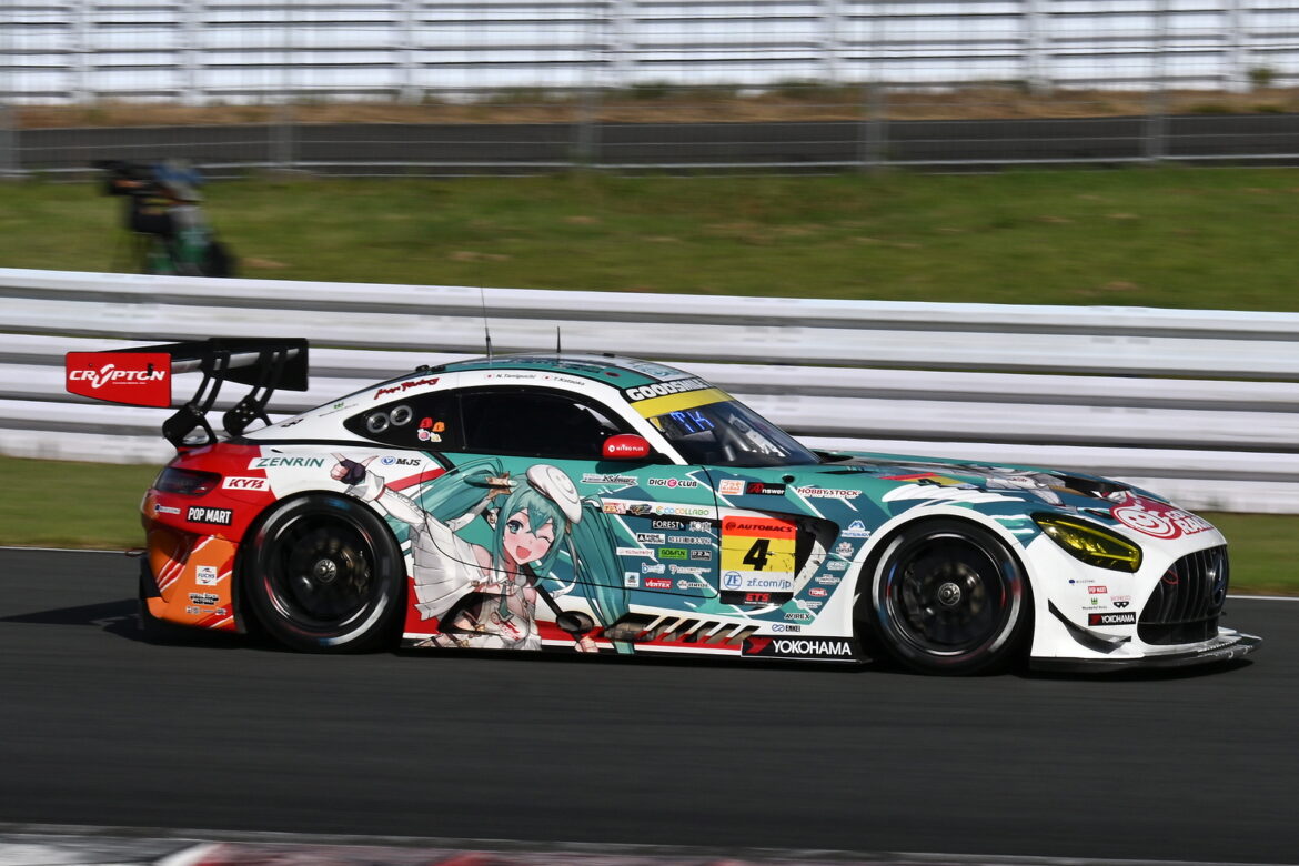 SUPER GT Fuji 2023 Goodsmile Hatsune Miku AMG 4