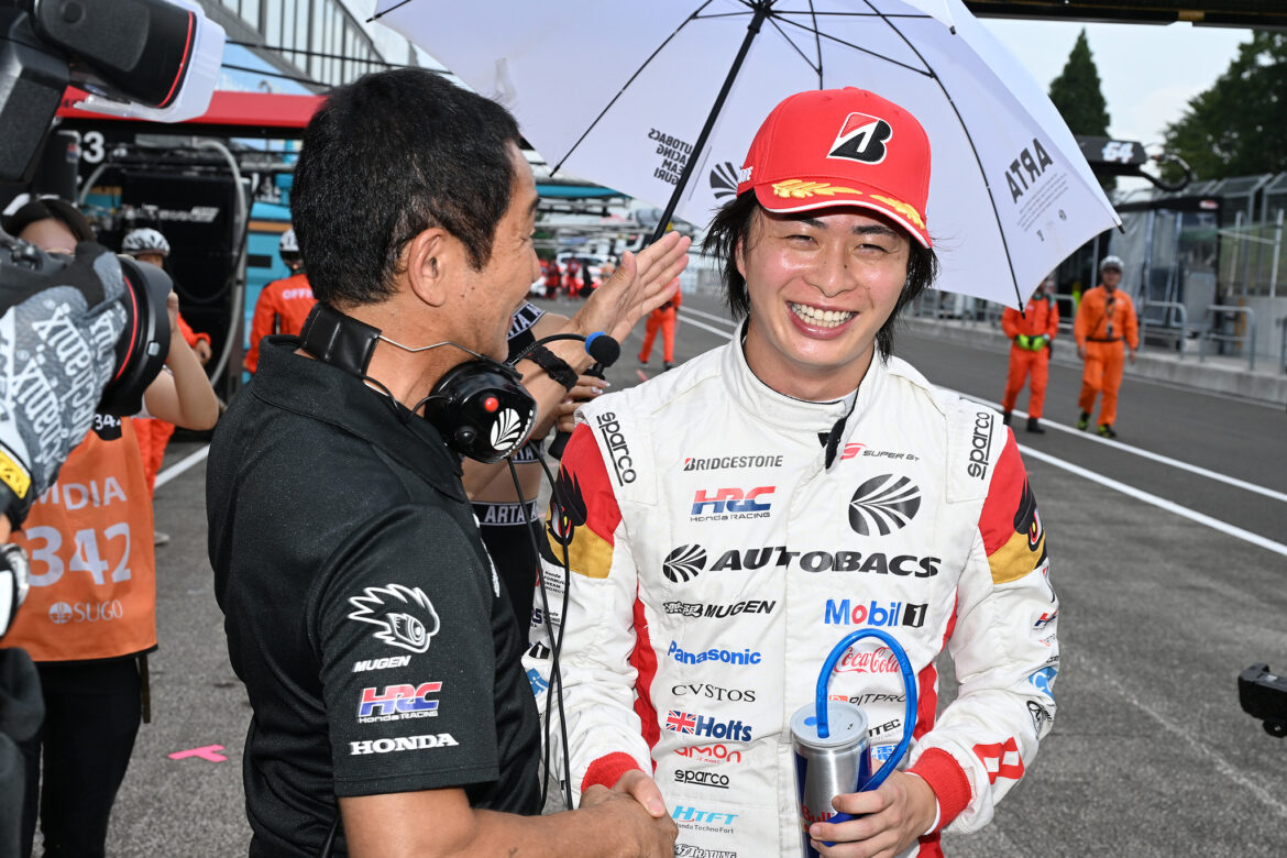 SUPER GT Sportsland SUGO 2023 #8 ARTA Mugen NSX-GT Toshiki Oyu Pole Position 2