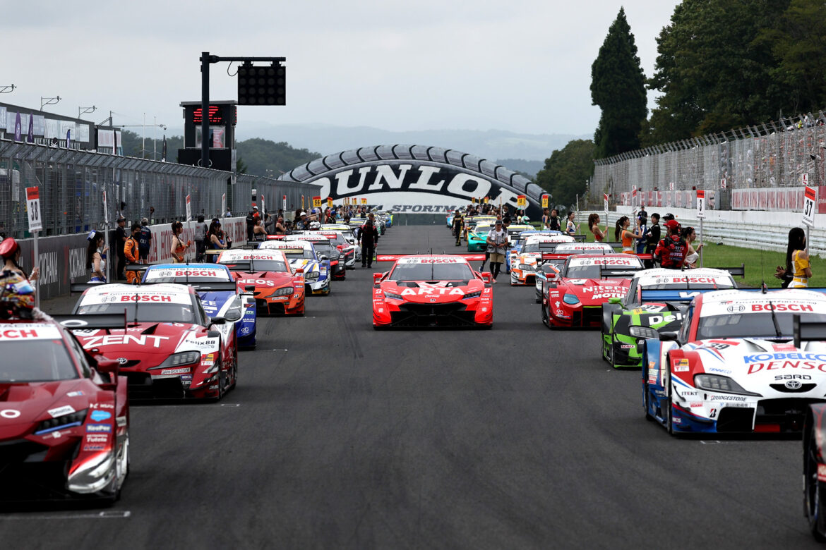SUPER GT Sportsland SUGO 2023 GT500 Grid