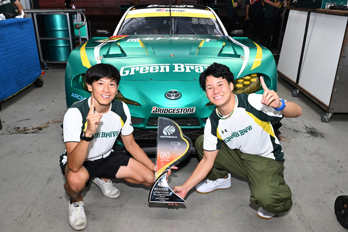 SUPER GT Sportsland SUGO 2023 Saitamatoyopet GreenBrave GR Supra GT Hiroki Yoshida Kohta Kawaai Win