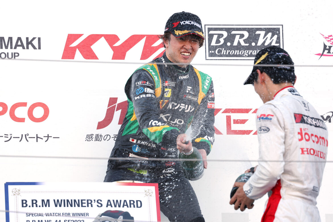 Super Formula Suzuka 2023 Ritomo Miyata Podium