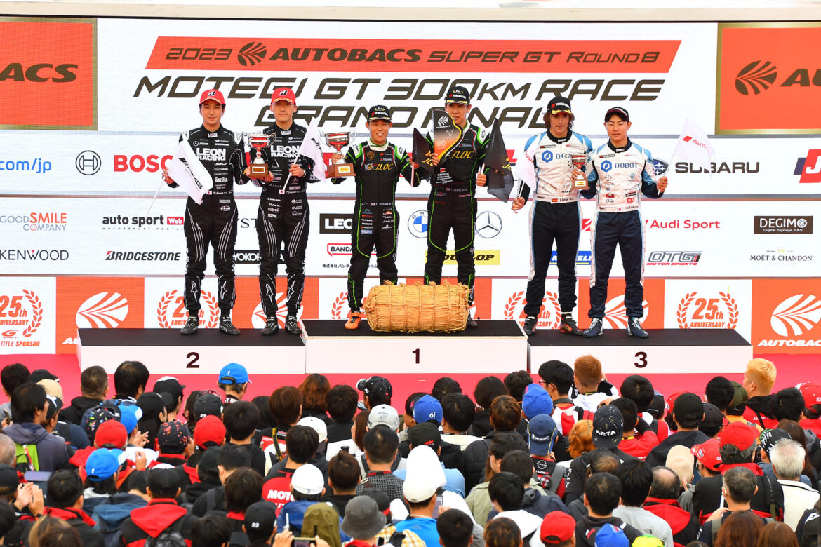 SUPER GT Motegi 2023 GT300 Podium