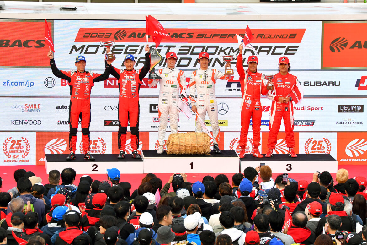 SUPER GT Motegi 2023 GT500 Podium